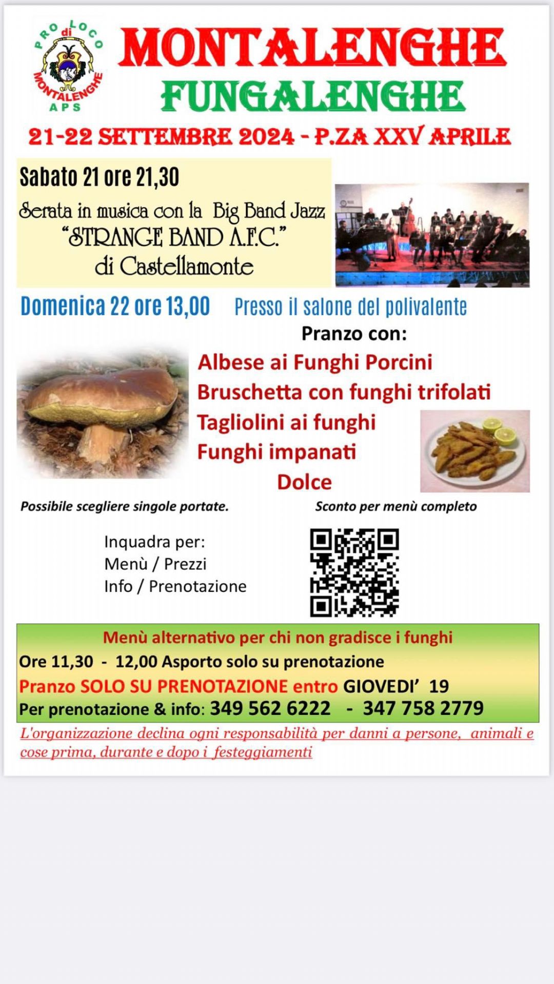 Volantino Fungalenghe