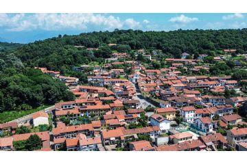 L'abitato di Montalenghe a volo di drone